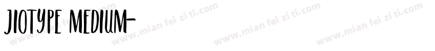 JioType Medium字体转换